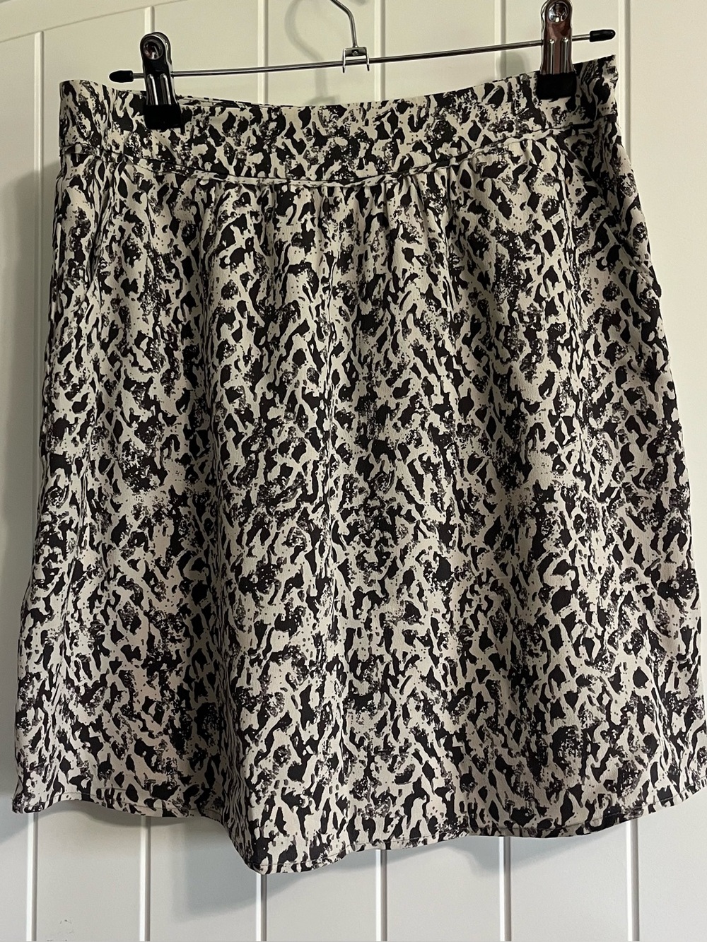 COMPTOIR DES COTONNIERS 100% Silk Mini Skirt Size XSmall XS Natural Fabrics